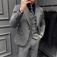 6888#grey (костюм+жилет+брюки)