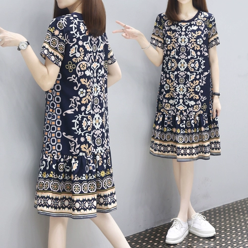 Летнее платье, модная летняя одежда, большой размер, по фигуре