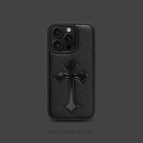 Cross Stitched Chrome Hearts Plus/Pro/Max – 16, 15, 14, 13, 12 iPhone Case