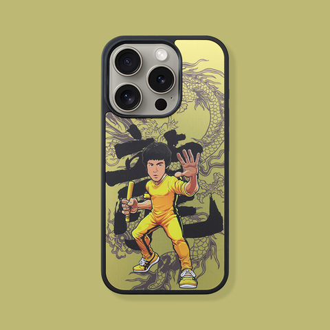 Bruce Lee 16 MagSafe Reflection Mirror Matte Plus/Pro/Max – 16, 15, 14, 13, 12 iPhone Case