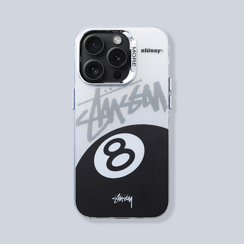 Personalized Black 8 Ball STUSSY 15, 14, 13, 12, 11 iPhone Case