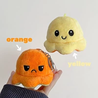 Оранжевый желтый флип маленький кулон осьминога [брелка]