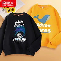 [Круглый свитер] Black Surfing Universe+Ginger Whale