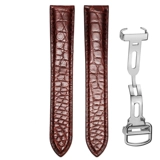 Cartier, танк, оригинальный ремешок для часов для ключей подходит для мужчин и женщин, крокодил, из натуральной кожи