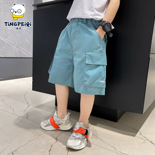 Шорты для мальчиков, штаны, тонкая летняя летняя одежда, подходит для подростков, в западном стиле