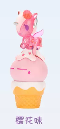 Единорог-кролик лыжный слепой слепой слепой подтверждение мороженого Tokidoki X Tuzki Tao Qiduqi