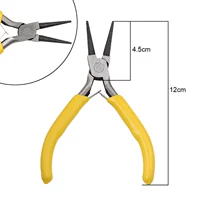 Желтая ручка двойной круглой щипцы