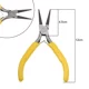 Желтая ручка двойной круглой щипцы