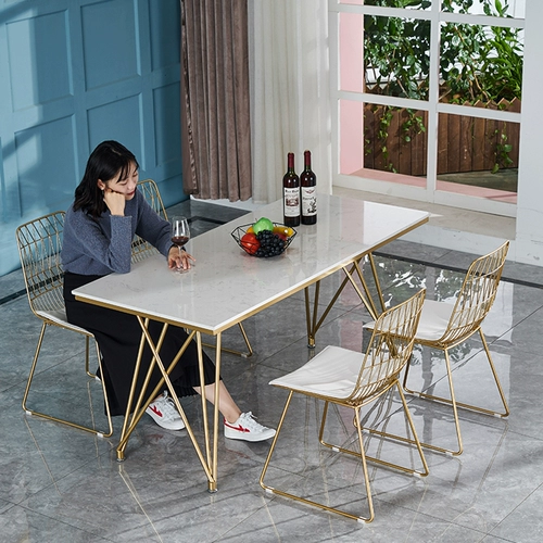 Северный интернет -знаменитый мраморный обеденный стол сочетание простых я маленькая квартира обеденный стол