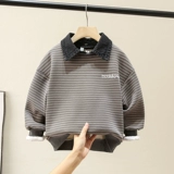 Летняя одежда, осенняя утепленная толстовка, детский осенний приятный телу пуховик, коллекция 2021, в западном стиле