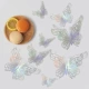 Полая трехмерная бабочка 1-фантомные белые 12 таблетки [подарочные спины гильсы]