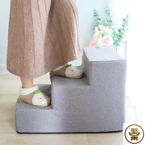 Лестница для домашних животных ступеньки маленькая лестница маленькая кровабада с плюшевыми кошками, чтобы выйти из кровати, подниматься по лестнице, поднимается высокая лестница