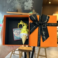 Дженга для мороженого, желтая утка, оранжевая подарочная коробка