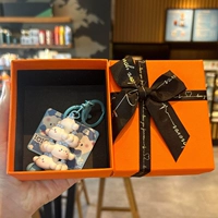 Кремовая дженга, синяя оранжевая подарочная коробка