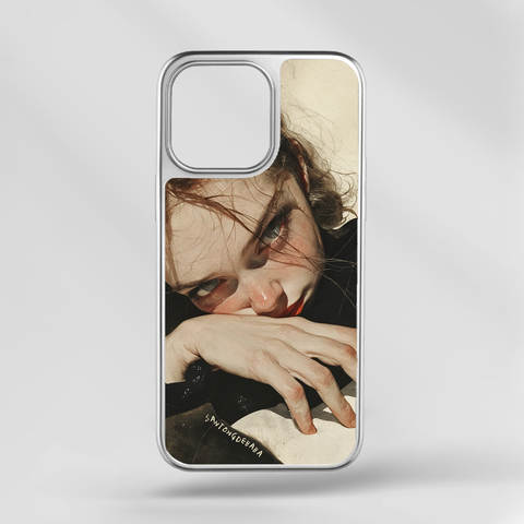 SanTongDeBaba Girl With Black Cat iPhone Case for iPhone 13 – 17