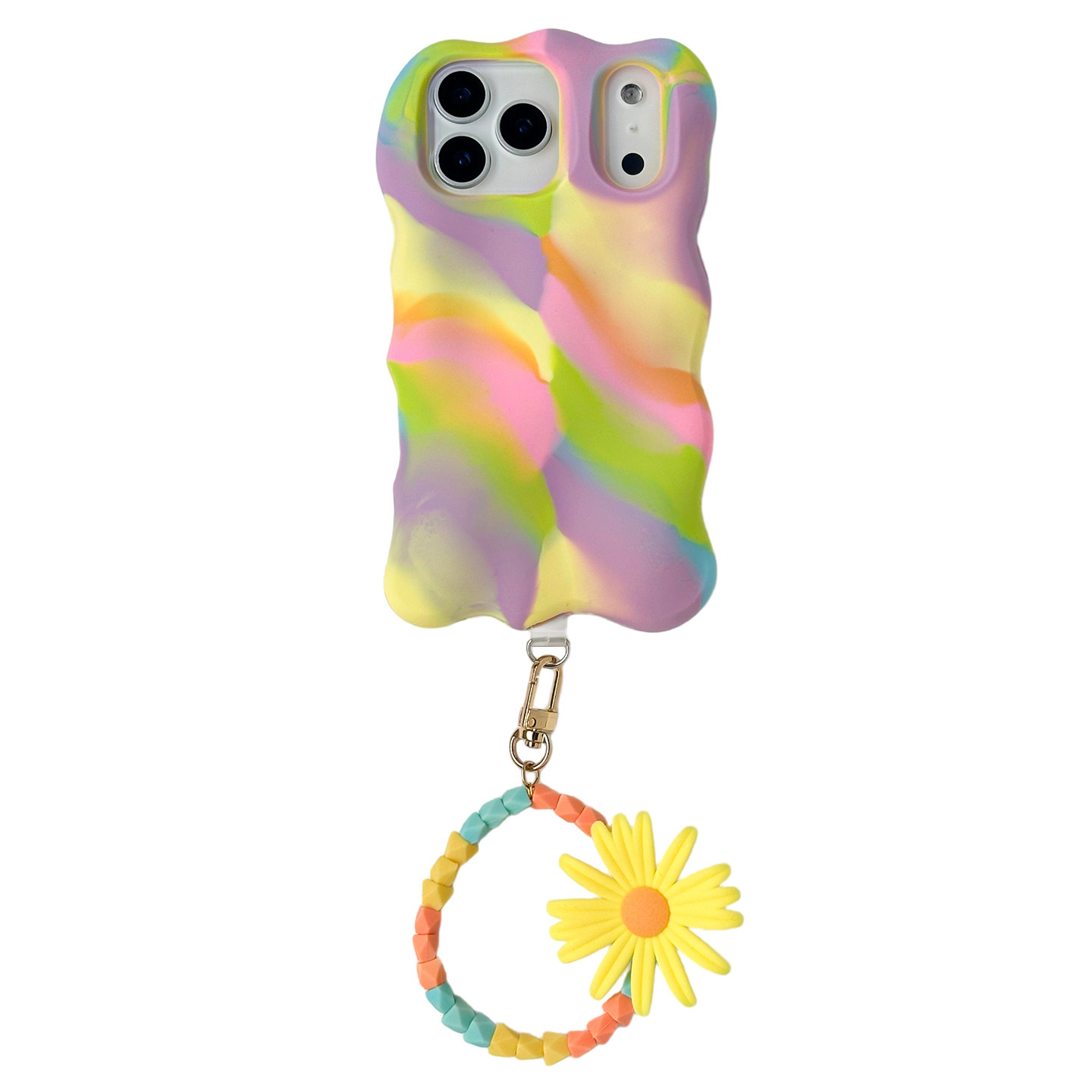 Pastel Tie-Dye Flowing iPhone Case