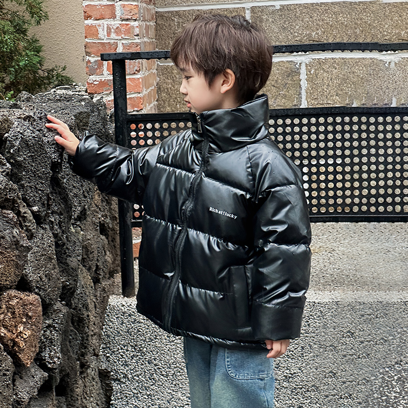 木木屋新款黑金羽绒棉服