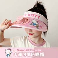 18# Pink Kitty Cat & Fan Hat (с ветропроницаемой веревкой) [Sanrio Authentic License]