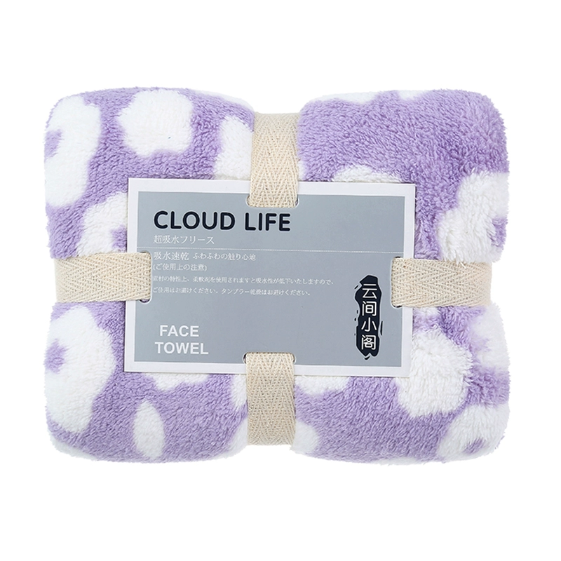 Khăn in đám mây kiểu Nhật, khăn mềm thấm nước nhanh và khô nhanh, lau tóc, làm đẹp, khăn khô thể thao - Khăn tắm / áo choàng tắm
