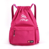 Мешочек, спортивный рюкзак, вместительная и большая водонепроницаемая баскетбольная спортивная сумка для путешествий, делается под заказ, на шнурках, ткань оксфорд