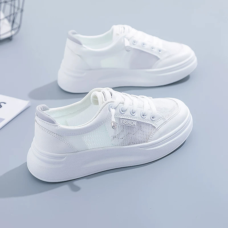Tide, summer thin mesh breathable white sports white shoes, 2022 collection