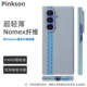 Woven Nomex Vectran Blue Stripe Phone Case for Galaxy S26, S26+, and S26 Ultra