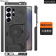 Pinkson Van Gogh Starry Night Pixelated Woven Carbon Fiber Phone Case for Galaxy S25, S25+, and S25 Ultra