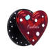 Codlitto Red Blue Polkadots Hearts MagSafe Anti-fall Girls Phone Case for iPhone 17, 16, 15, 14 and 13