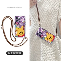 [Vivi Bear Paradise Purple] Четыре угловых отверстия для шнурка★С длинным шнурком