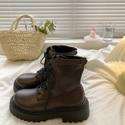 taobao agent Martens, high demi-season low boots English style, 2022 collection, British style