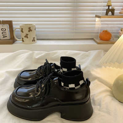 taobao agent High universal demi-season Japanese footwear platform English style, 2022 collection, British style