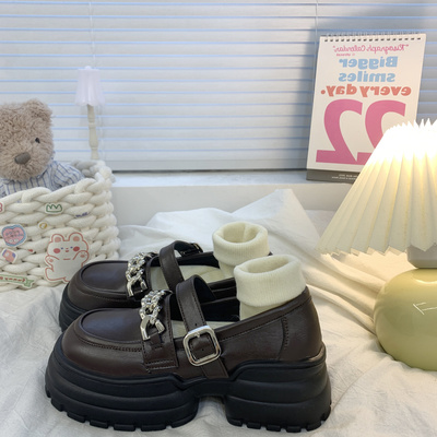 taobao agent Suitable with a skirt platform, demi-season Japanese footwear English style, British style
