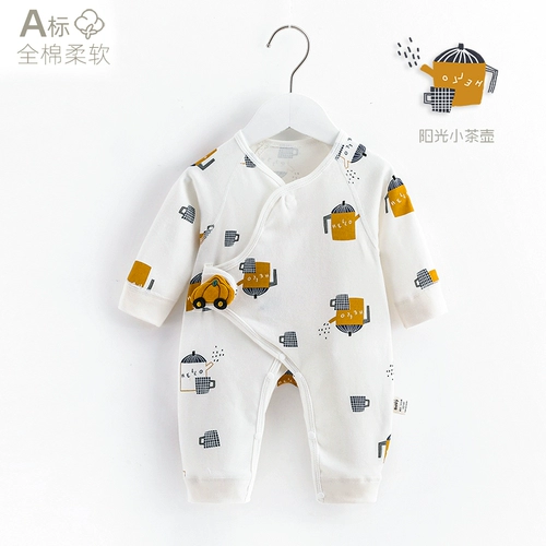 Детское летнее боди, тонкая хлопковая пижама, детский комплект для новорожденных для выхода на улицу