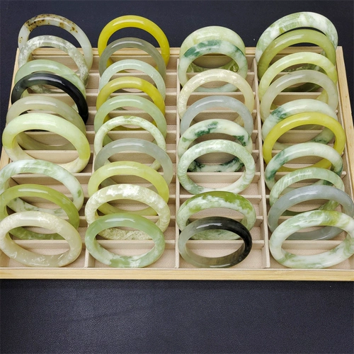 Живой специальный выстрел 40 утечка натуральный пикантный нефритовый браслет Древний стиль чистый цвет ледя