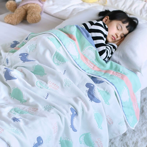 Летнее детское хлопковое марлевое прохладное одеяло для детского сада для новорожденных