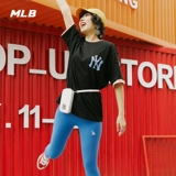 MLB Белая спортивная летняя футболка подходит для мужчин и женщин для влюбленных для отдыха, короткий рукав, оверсайз