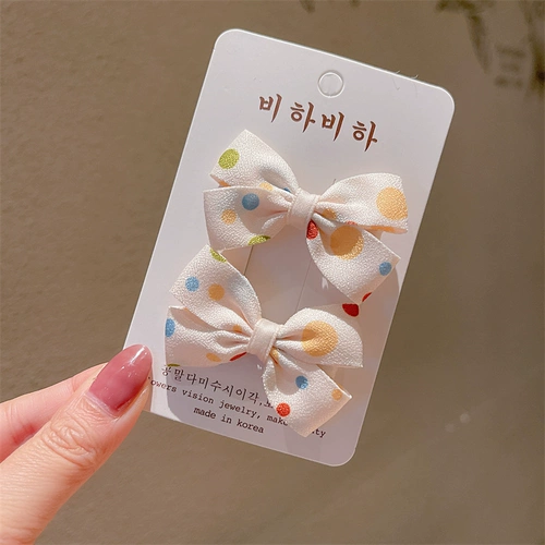 Милый аксессуар для волос для принцессы с бантиком, детская заколка для волос