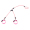 粉色一拖二-配项圈牵引绳长0.78米