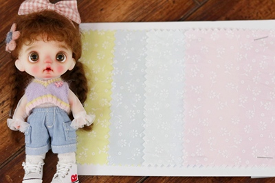 taobao agent BJD baby clothing auxiliary materials DIY imported cloth cotton cotton, Maiban small crushed flower printing fabric handmade DIY