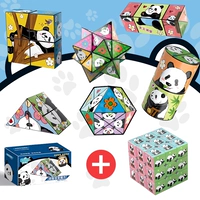 Кубик Рубика, комплект, панда, 7 шт