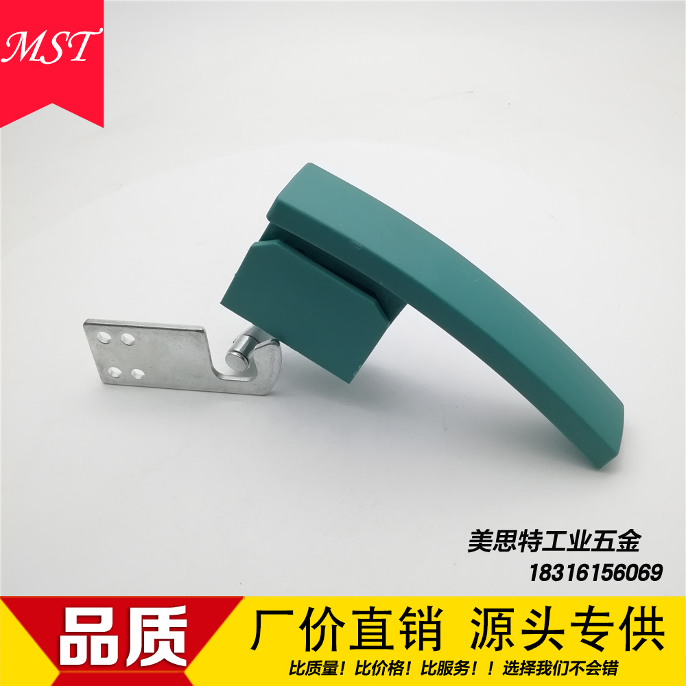 Oven door lock green new curved handle drying box handle vacuum box test chamber constant temperature oven accessories door handle
