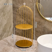 Золотой двойной слой плюс высота птичья клетка Железная кожа модель