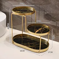 Золотая трехслойная версия маленького цилиндрического ПВХ черного золота