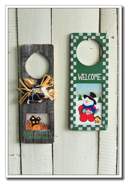 Хэллоуин Halloween / рождество Christmas снеговик декоративный дверь список  door hanger