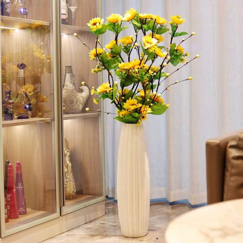 Поддельная моделирование цветов цветы к подсолнечнику творческая офисная столовая спальня гостиная ланглинг декоративные украшения