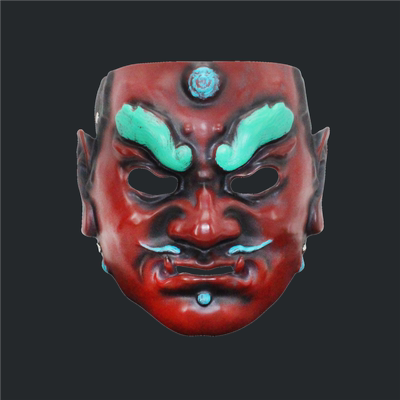 taobao agent Facial armor mask resin Halloween horror ancient samurai film and television game surrounding props armor masks
