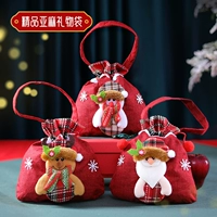 1 случайная льняная сумочка