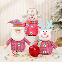 [Набор из 3 шт.] Маленькая сумка с яблоками Xiangfeng — старик + снеговик + лось