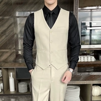 Абрикосовый жилет, штаны, галстук