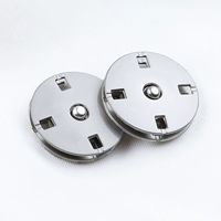 Туманное серебро [Четыре отверстия Пресс Пакл]